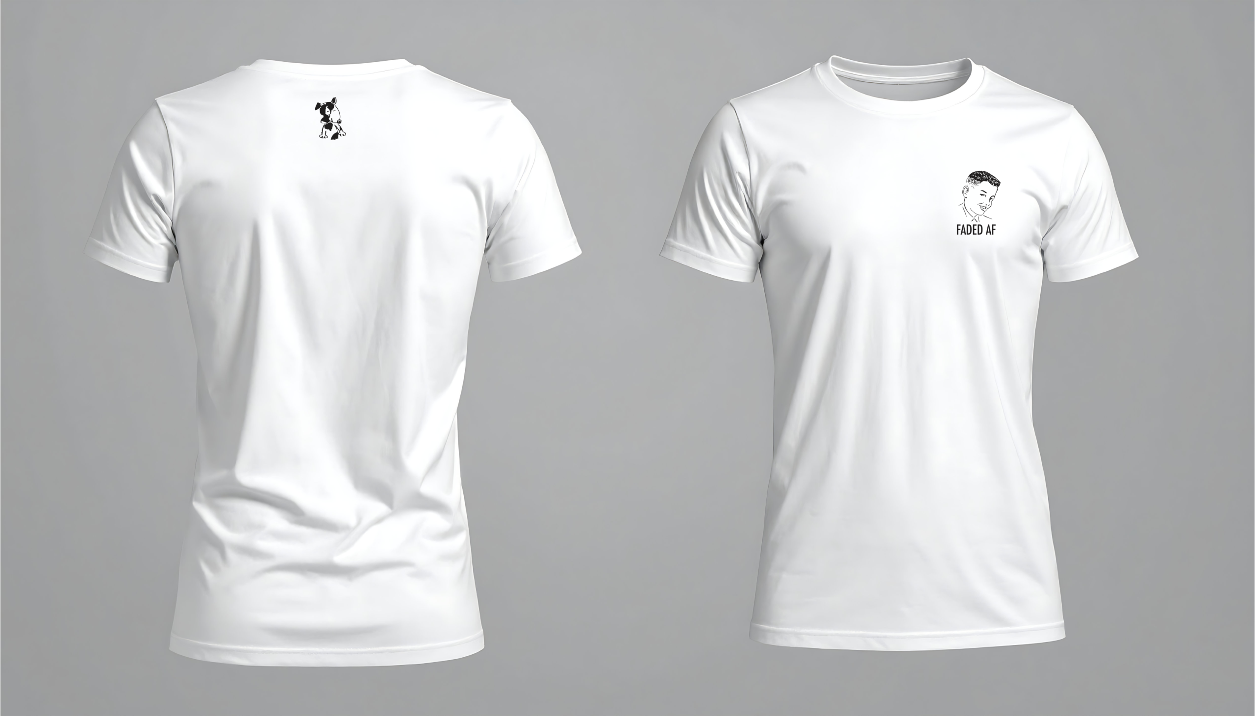 Scruffy Faded T-shirt - Image 2