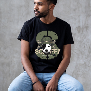 Scruffy Military T-shirt