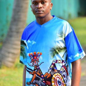 Riksho sublimated v-neck tee