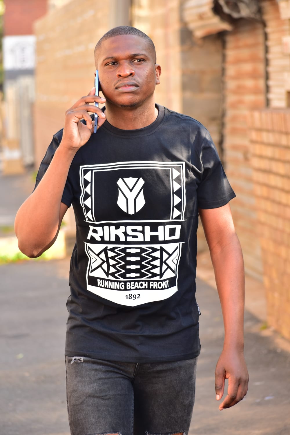 Riksho Men's crew neck t-shirt